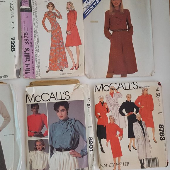 Vintage McCall's Patterns AS IS Mixed Lot Various Sizes - Picture 3 of 11